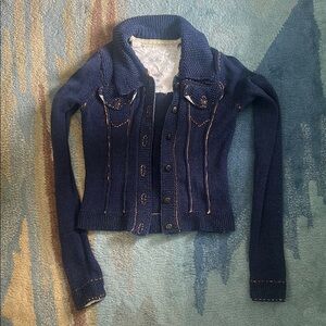 Anthropologie Angel of the North Cardigan